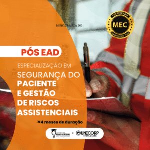 Especialização em Segurança do Paciente e Gestão dos Riscos Assistenciais