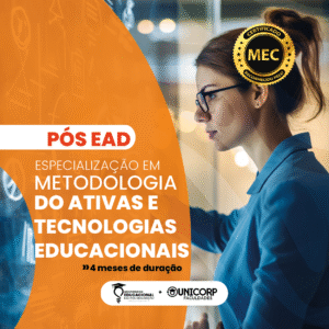 Especialização em Metodologias Ativas e Tecnologias Educacionais